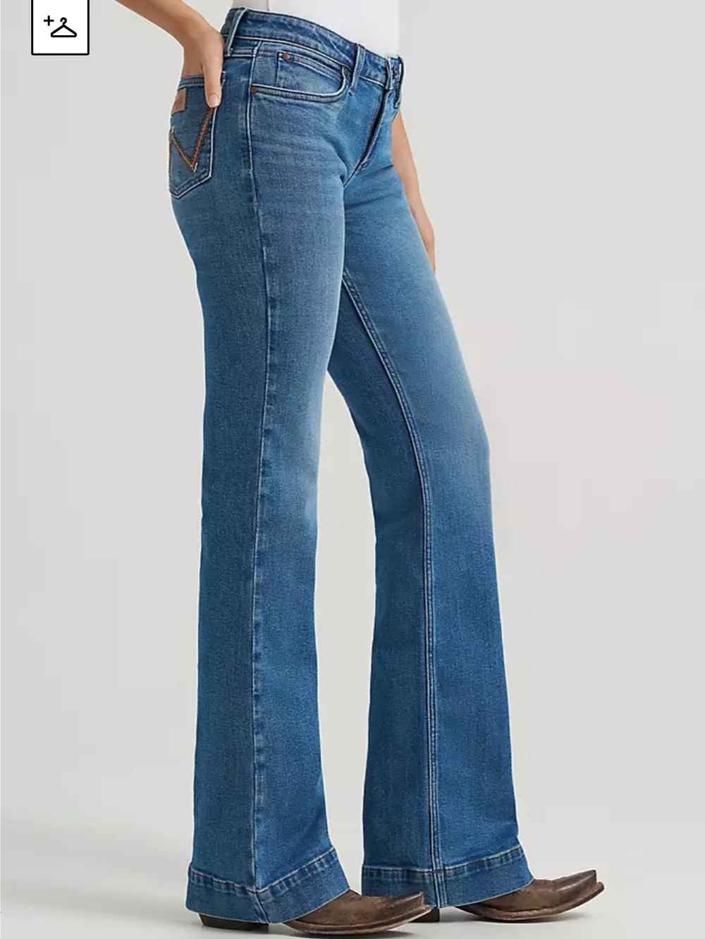Wrangler Retro Like New Mid-rise Trousers Size 27 - Picture 5 of 12